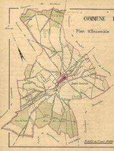 plan de Saint-Arnoult-en-Yyvelines 1899