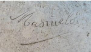 Manuela : la signature de Mme d'Uzès