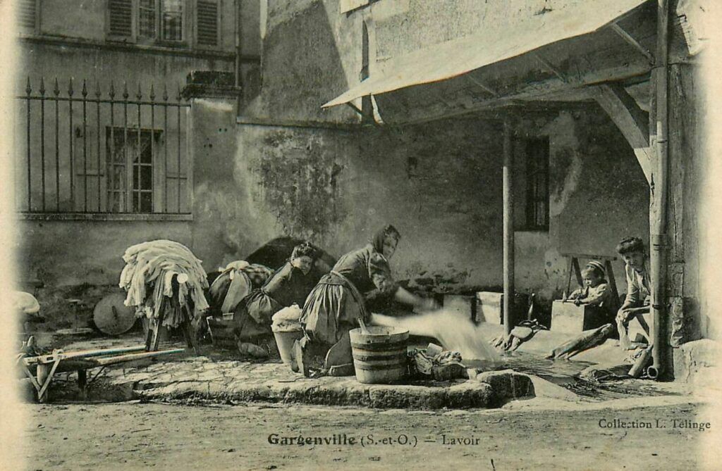 les laveuses au lavoir