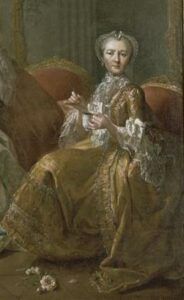 La comtesse âgée, par Charpentier le Vieux 1768
