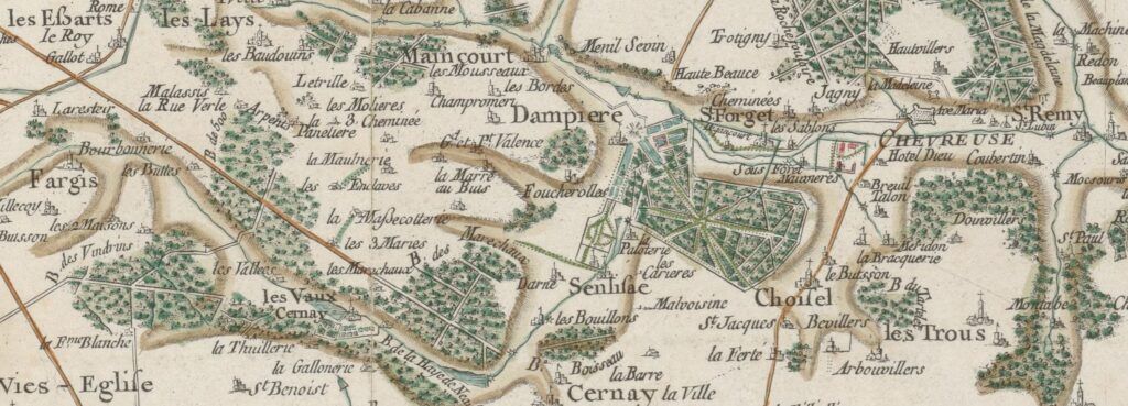Dampierre - carte de Casini