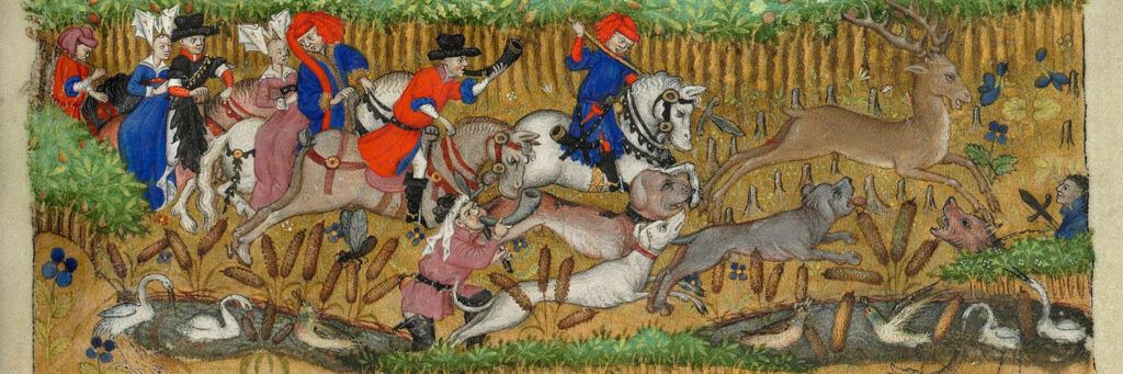 chasse à courre médiévale