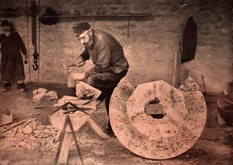 meule à carreaux